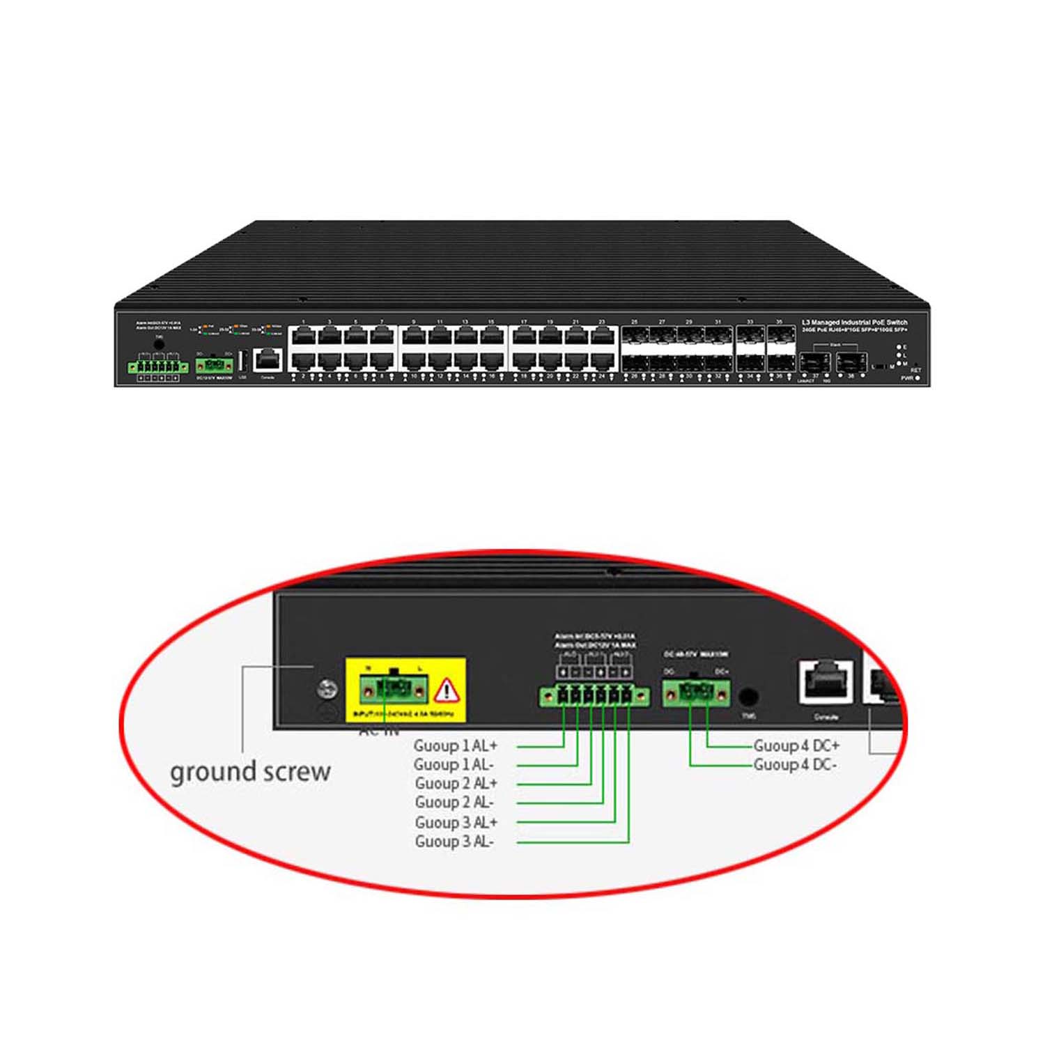 10G uplink 38 ports industrial - Sfp+ 10G Managed Switch 8 Port recension och pris